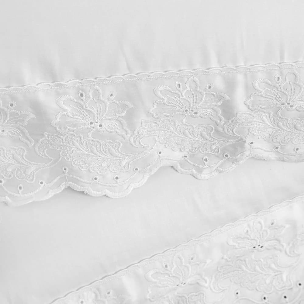 Jogo de Fronhas Home Style La Maison Blank BRANCO — foto 2 de 2