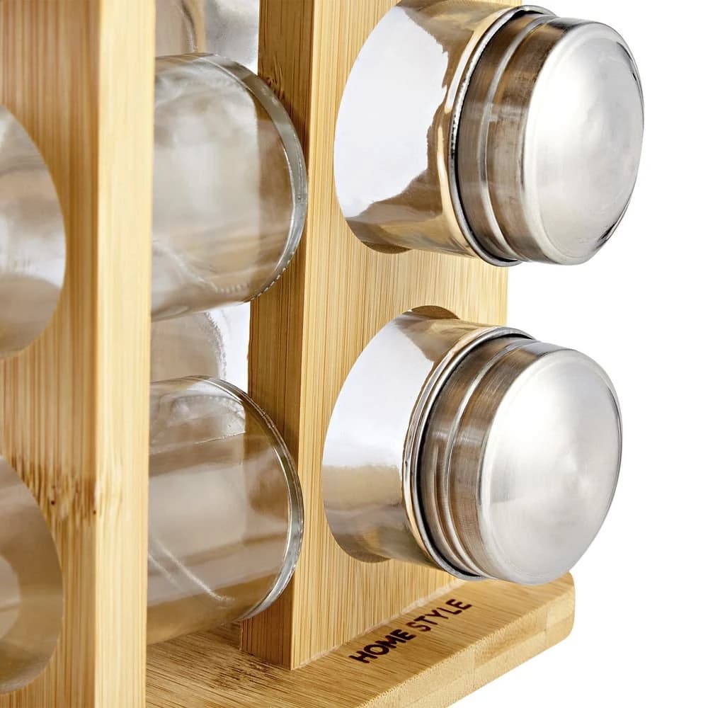 Jogo de Porta Condimentos Home Style Bambus Natural — foto 2 de 3