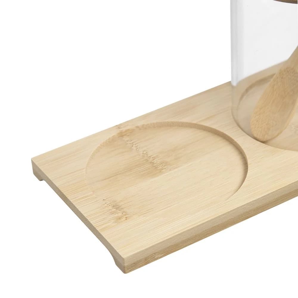 Jogo de Porta Condimentos Home Style Bambus Spoon Natural — foto 3 de 5
