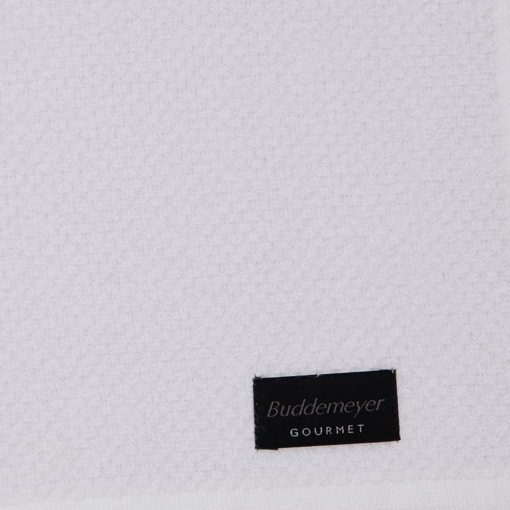 Jogo de Toalhas Buddemeyer Gourmet Quadriculado Pano de Copa Branco 3 peças 100% Algodão Branco — foto 2 de 4