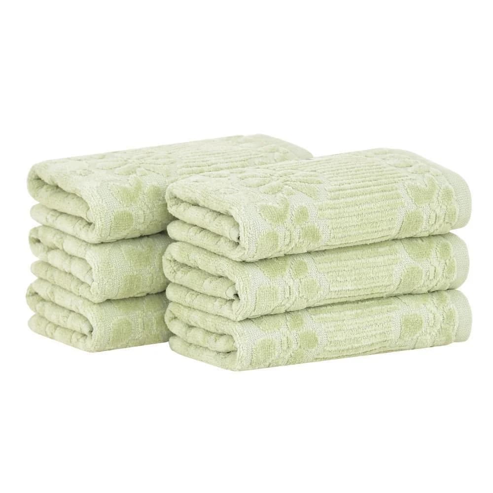 Kit 6 peças lavabo Buddemeyer Lollipop Verde 100% Algodão