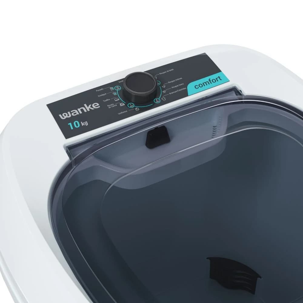 Lavadora New Confort LWBE100T Pb 10kg Wanke Branco — foto 7 de 8