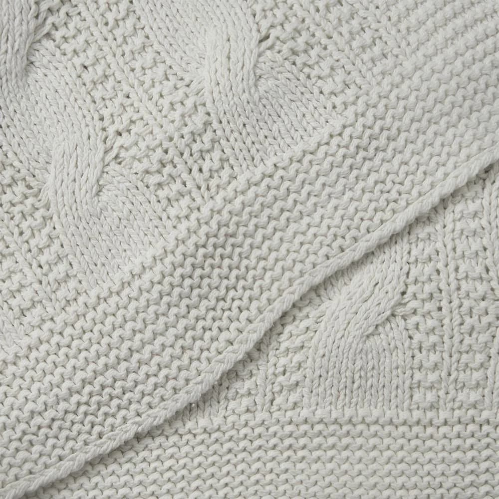 Manta Peseira Home Style Treccia OFF-WHITE — foto 3 de 3
