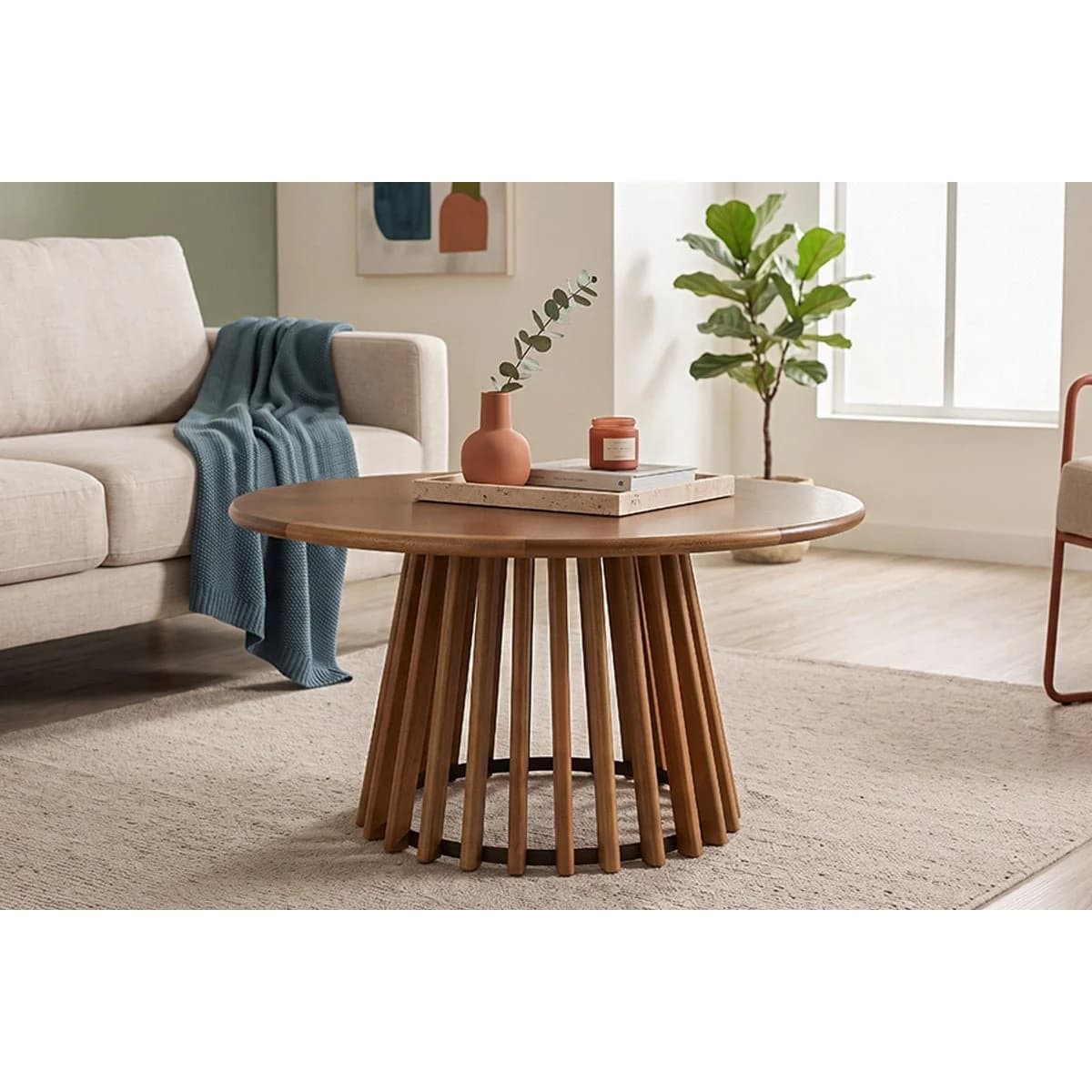 Mesa de Centro Didion Avelã Oppa Design Avelã — foto 10 de 10