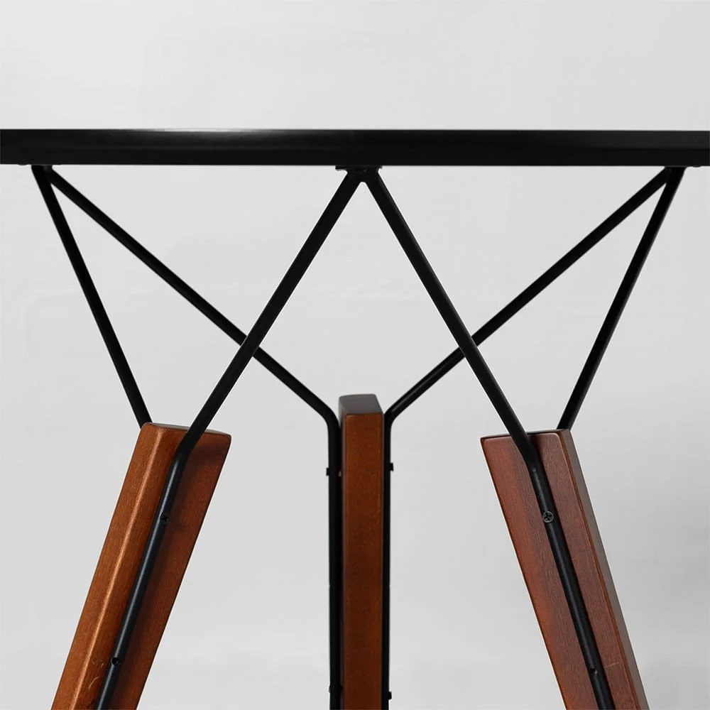 Mesa De Jantar Oni Redonda Preto - 80cm Preto — foto 3 de 7