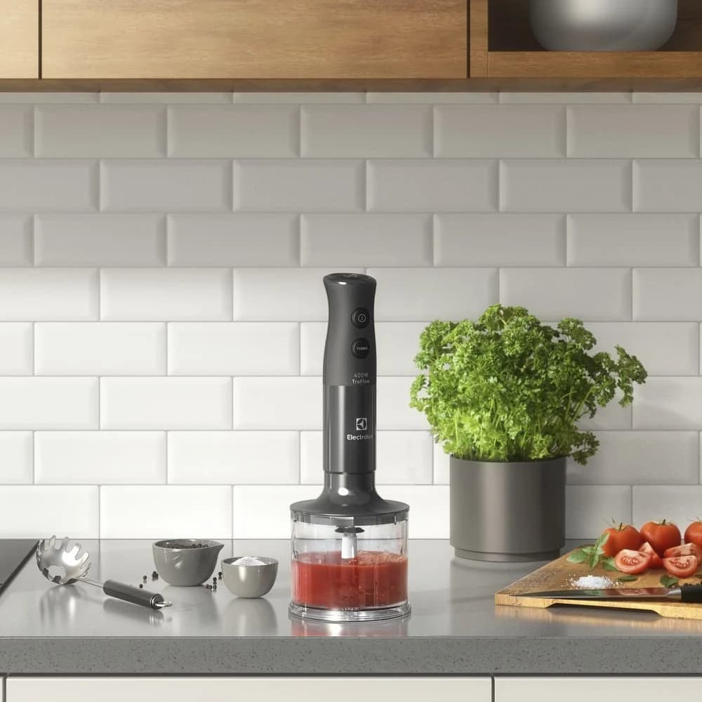 Mixer 3 Em 1 Haste Plástico 600ml 400W - Electrolux TITANIO / 127V — foto 4 de 5