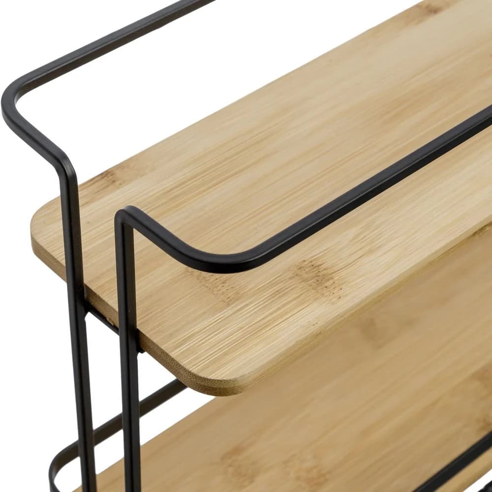 Organizador de Armário 2 Andares Home Style Albers PRETO — foto 2 de 3