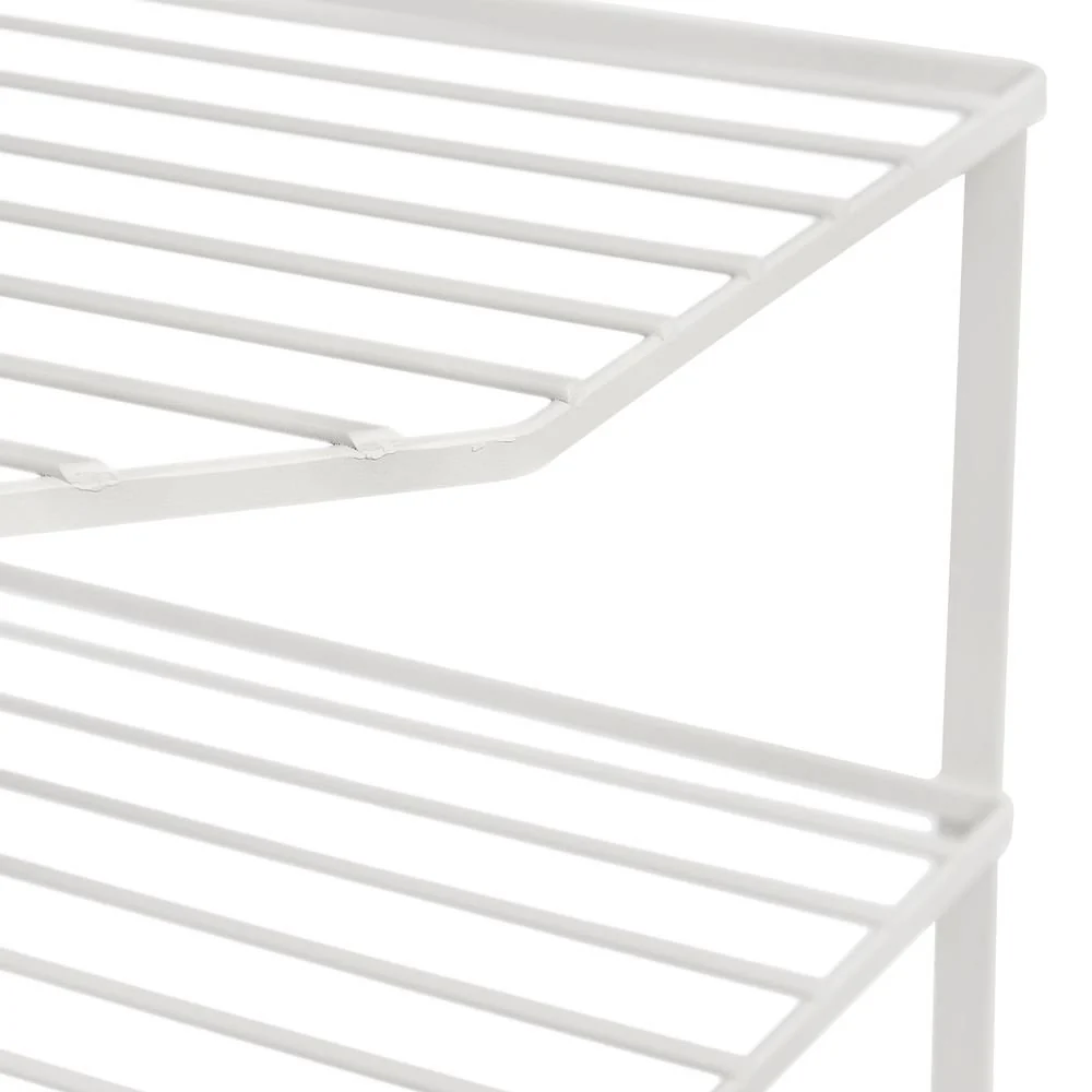 Organizador de Armário para Pratos Home Style Flat BRANCO — foto 2 de 3