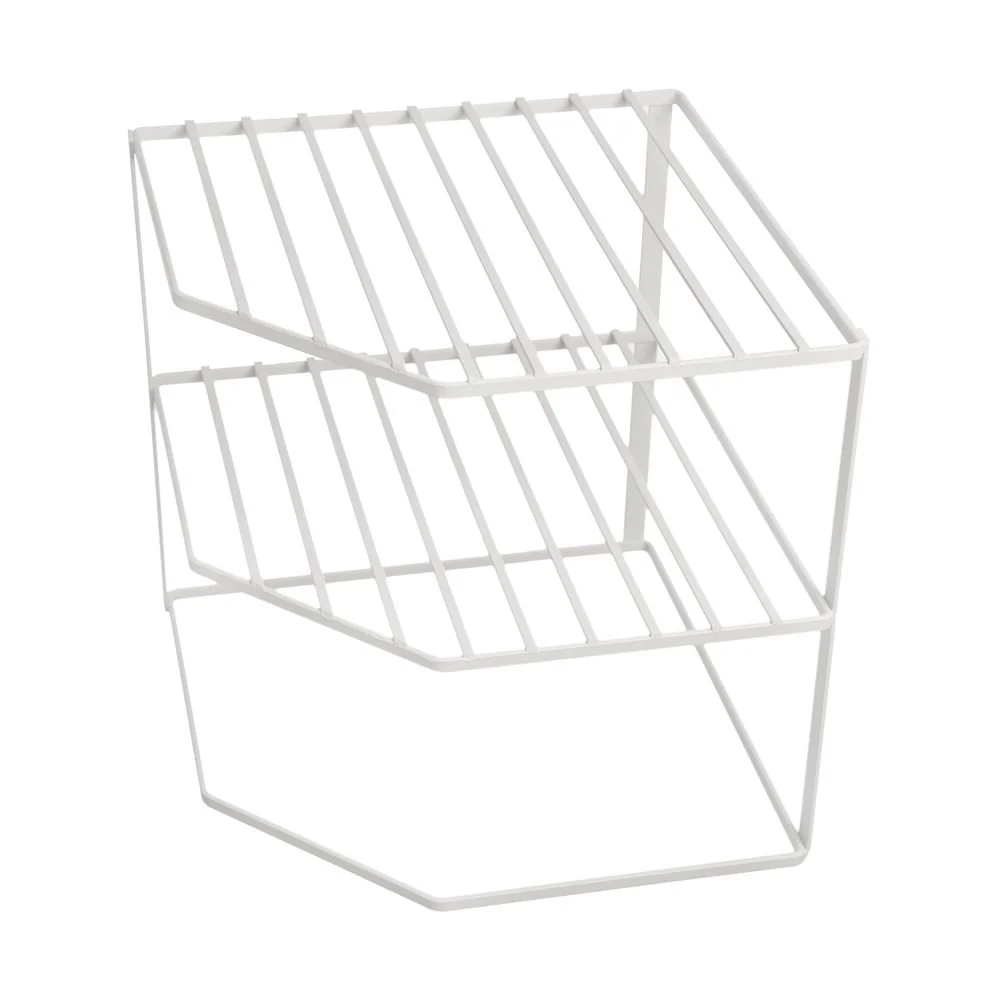 Organizador de Armário para Pratos Home Style Flat BRANCO — foto 3 de 3