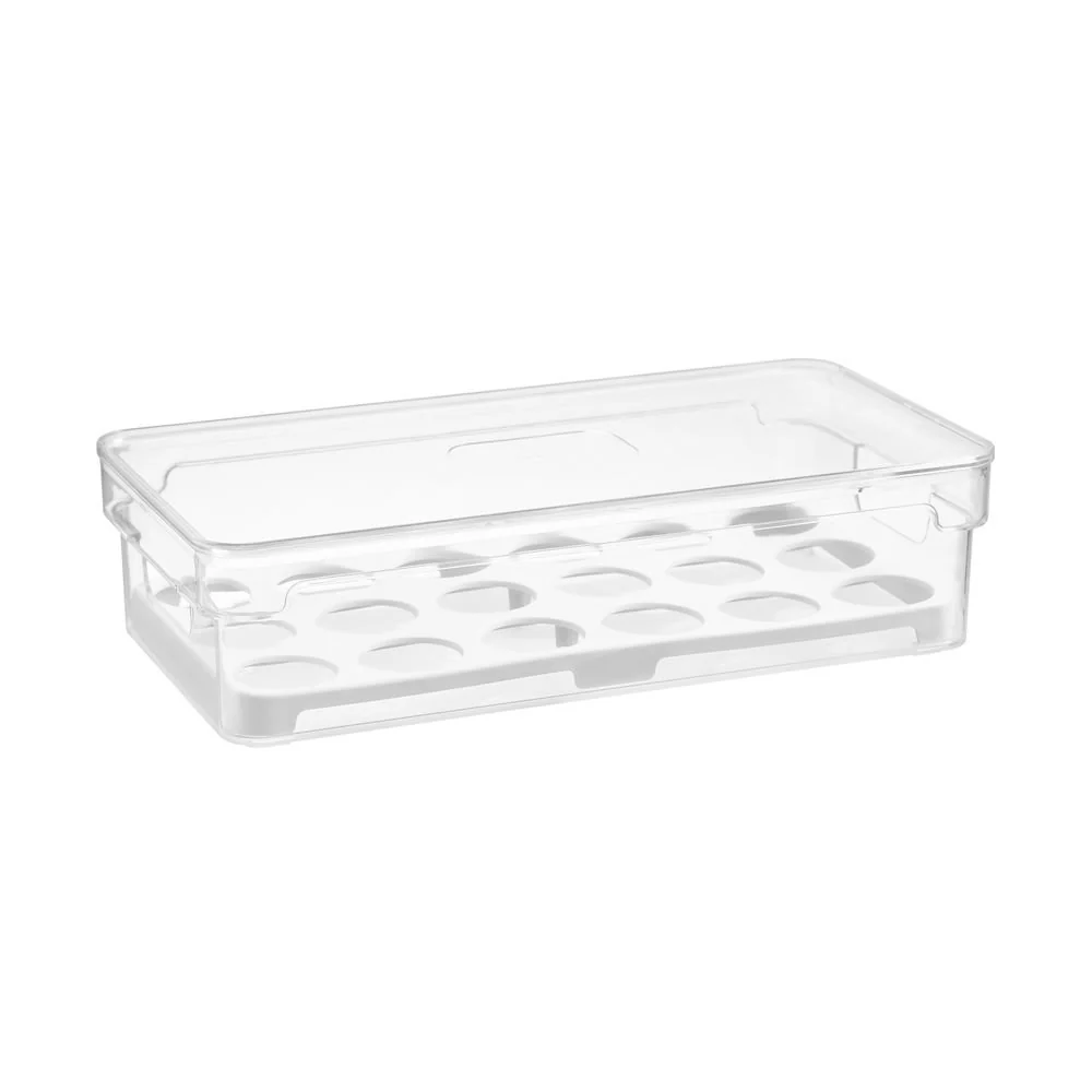 Organizador de Geladeira para Ovos Home Style Clear 15 cm x 30 cm INCOLOR — foto 1 de 3