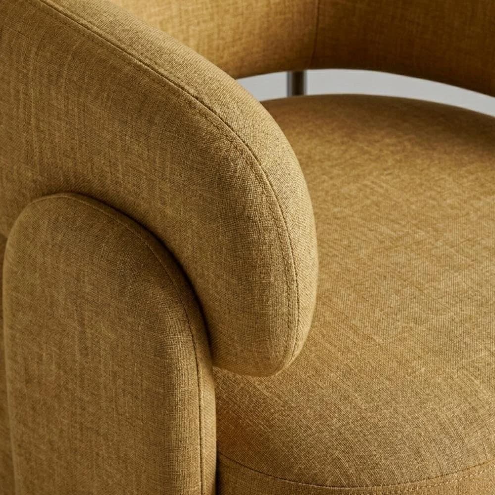 Poltrona Decorativa Lume Madeira Linho Color Trend Tca 219 — foto 7 de 10