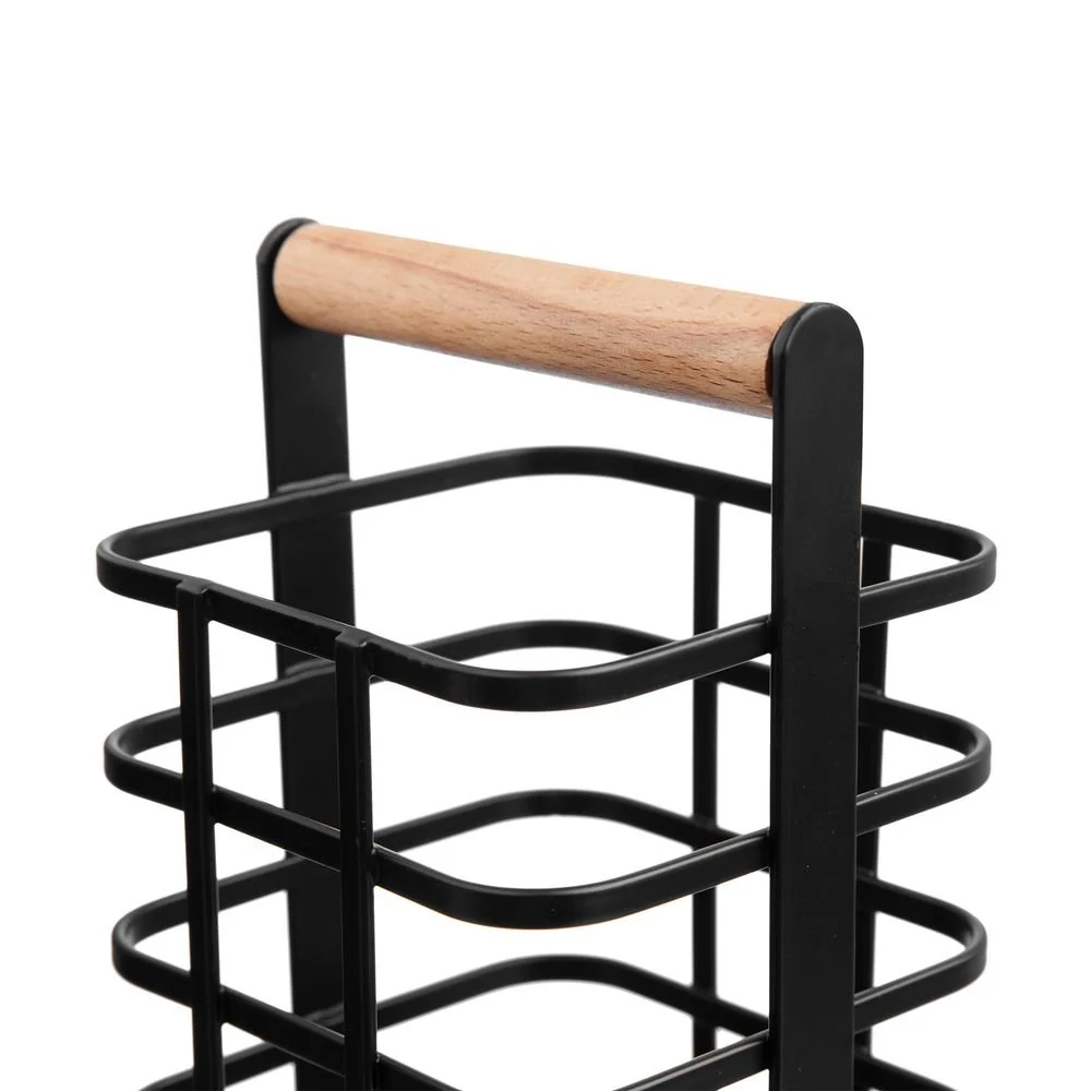 Porta Talheres Home Style Albers 17 cm x 10 cm PRETO — foto 2 de 2