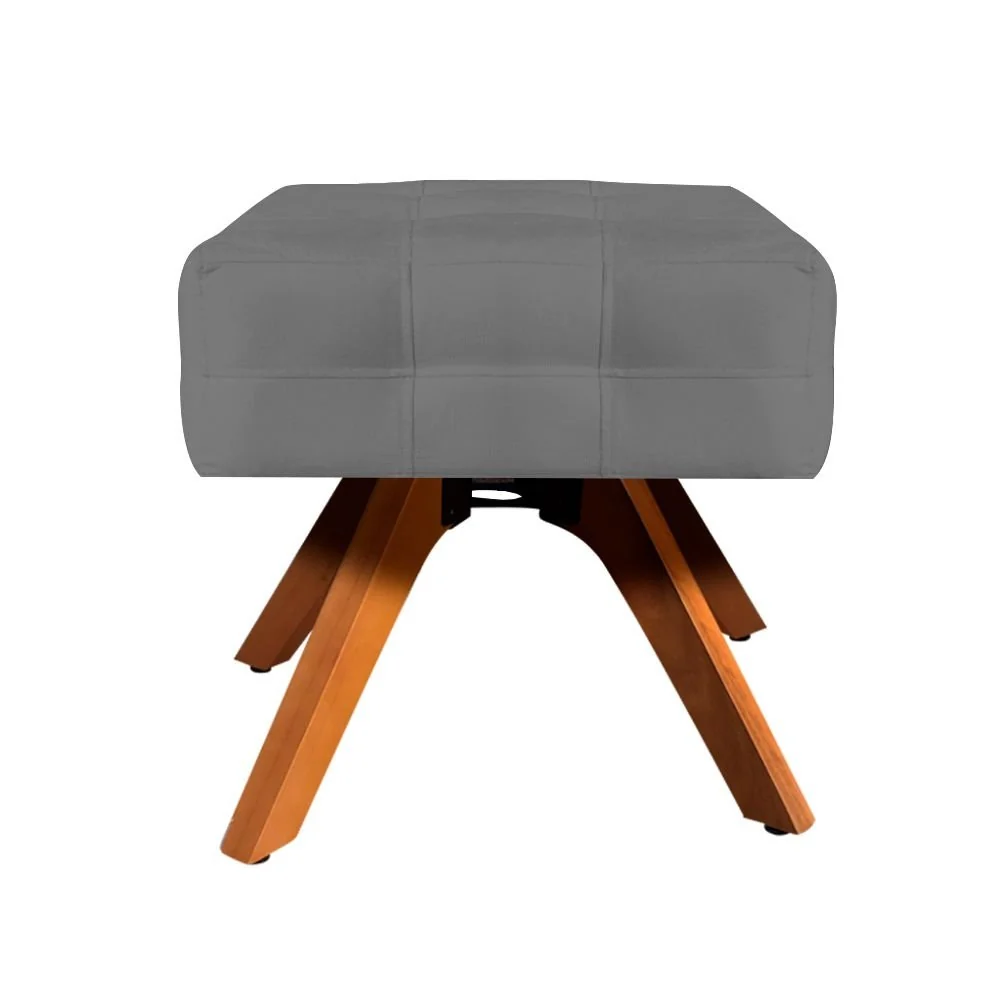 Puff Banqueta Decorativo Giratório MM30 Elisa Suede D03 - D'Rossi