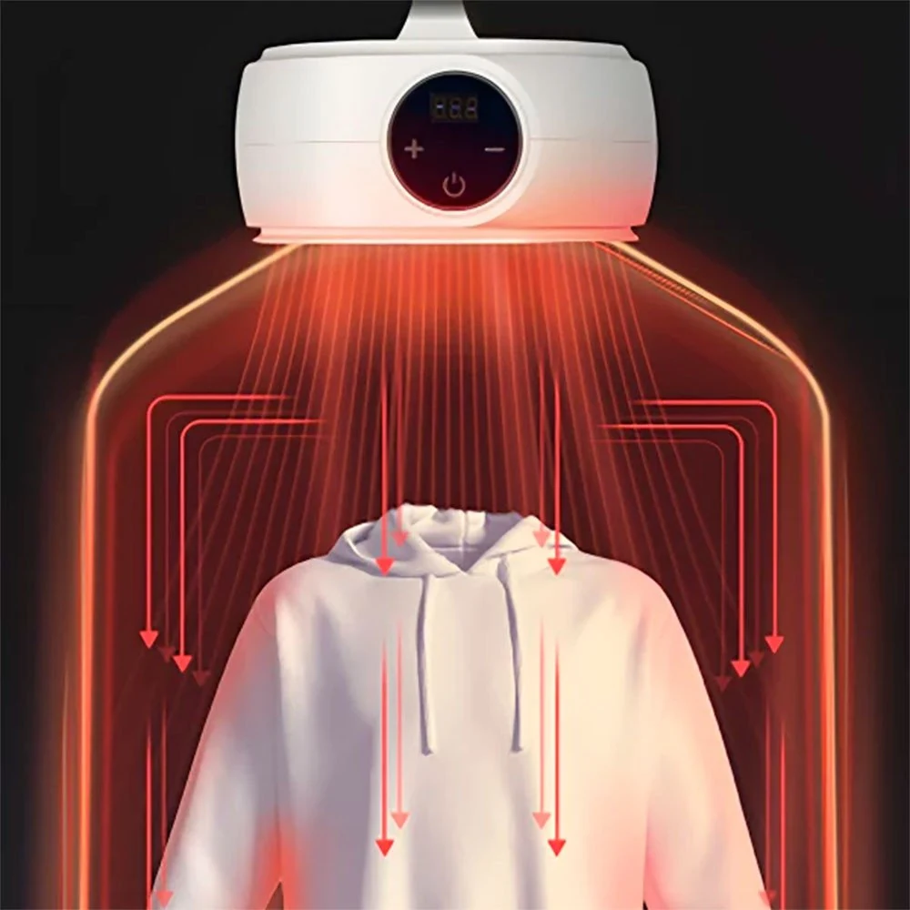 Secadora de Roupas Portátil 600W Praxis Branco — foto 8 de 11