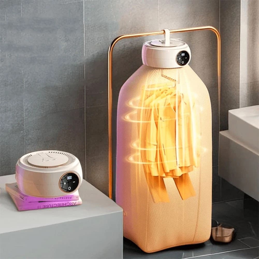 Secadora de Roupas Portátil 600W Praxis Branco — foto 9 de 11