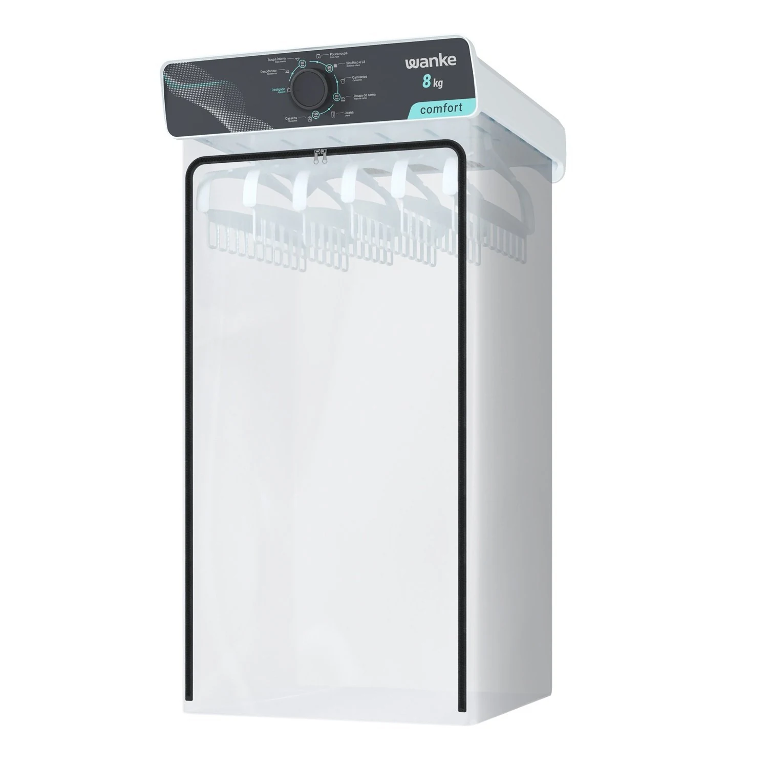 Secadora de Roupas Wanke Comfort - 8 Kg - Branca 220V — foto 2 de 12