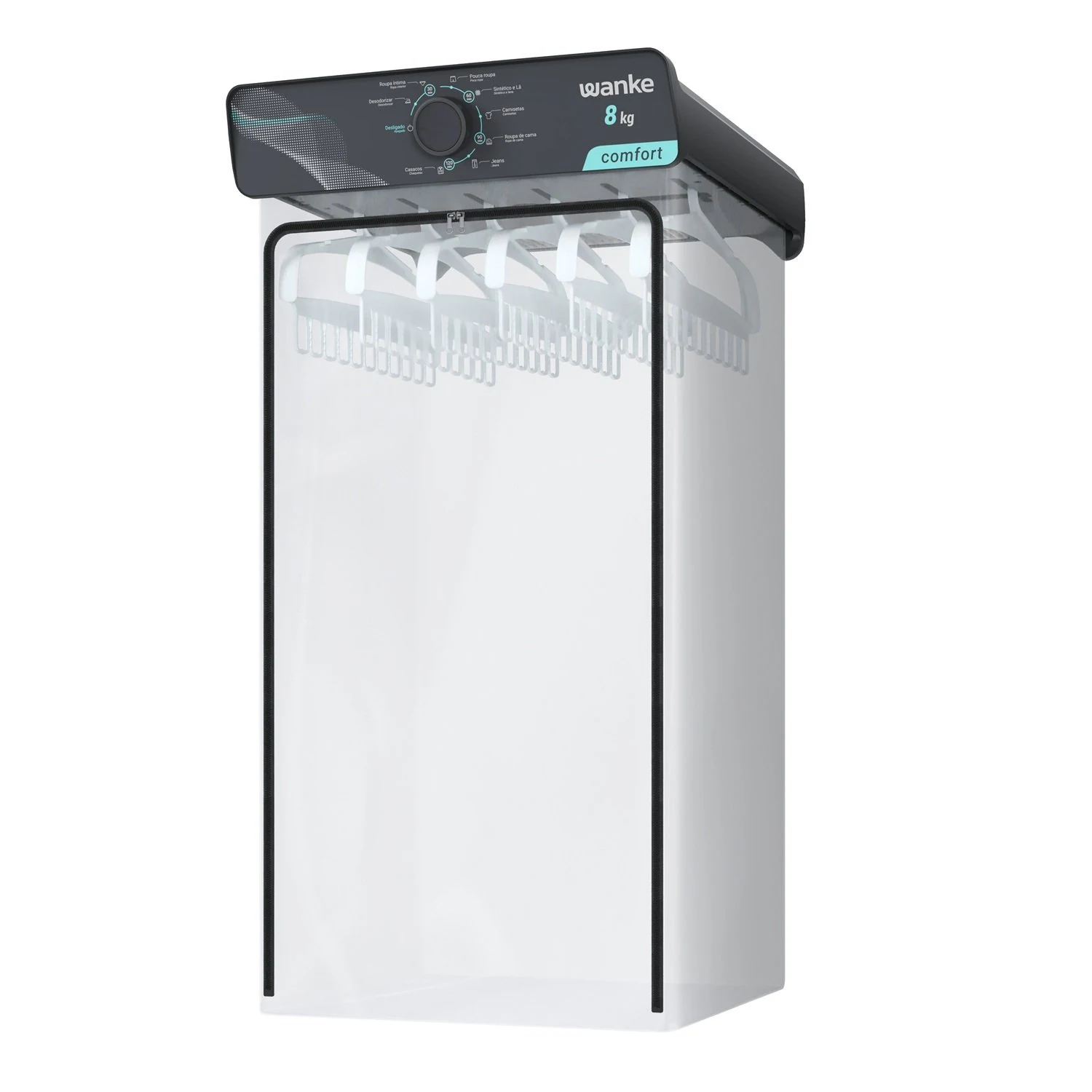 Secadora de Roupas Wanke Comfort - 8 Kg - Grafite 220V — foto 2 de 6