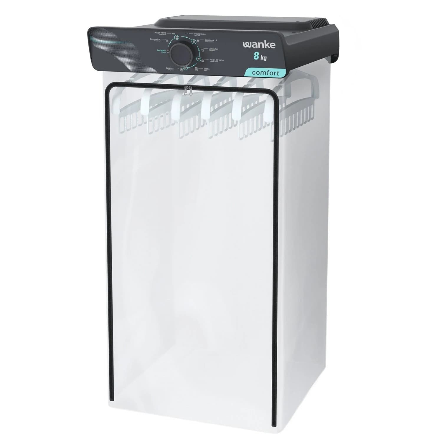 Secadora de Roupas Wanke Comfort - 8 Kg - Grafite 220V — foto 3 de 6