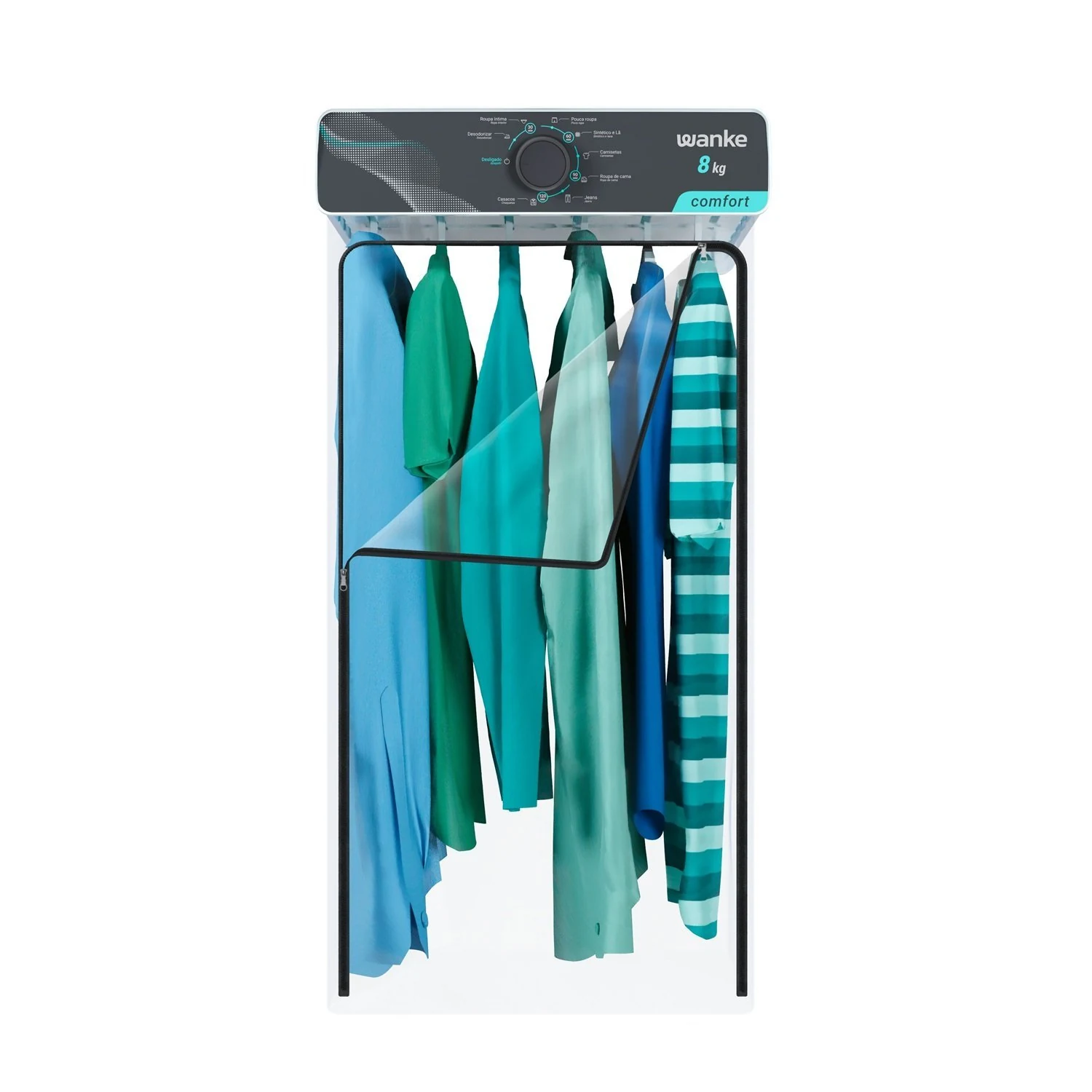Secadora de Roupas Wanke Comfort - 8 Kg - Grafite 220V — foto 4 de 6