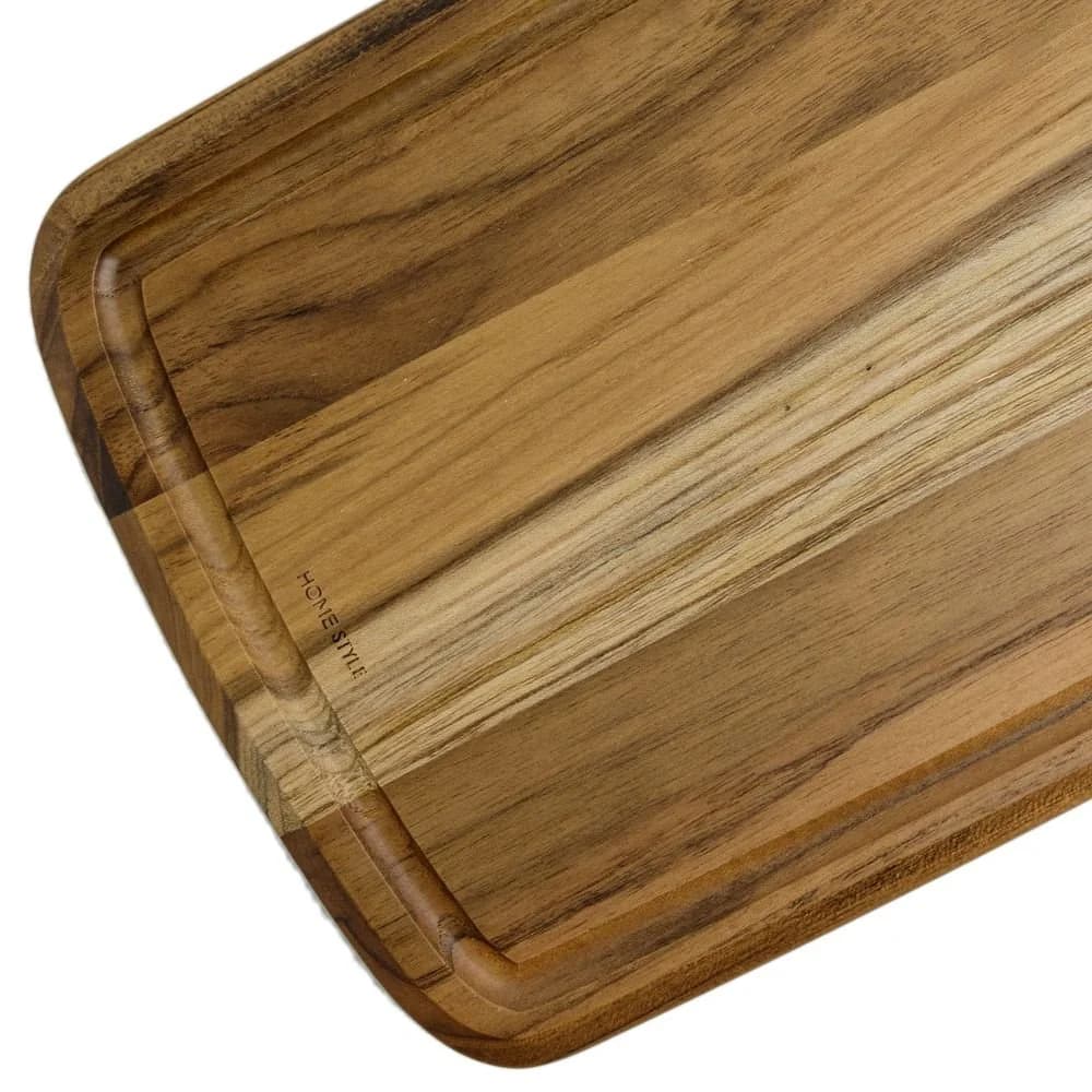 Tábua Home Style Teka 45 cm x 18 cm x 16 cm NATURAL — foto 2 de 3