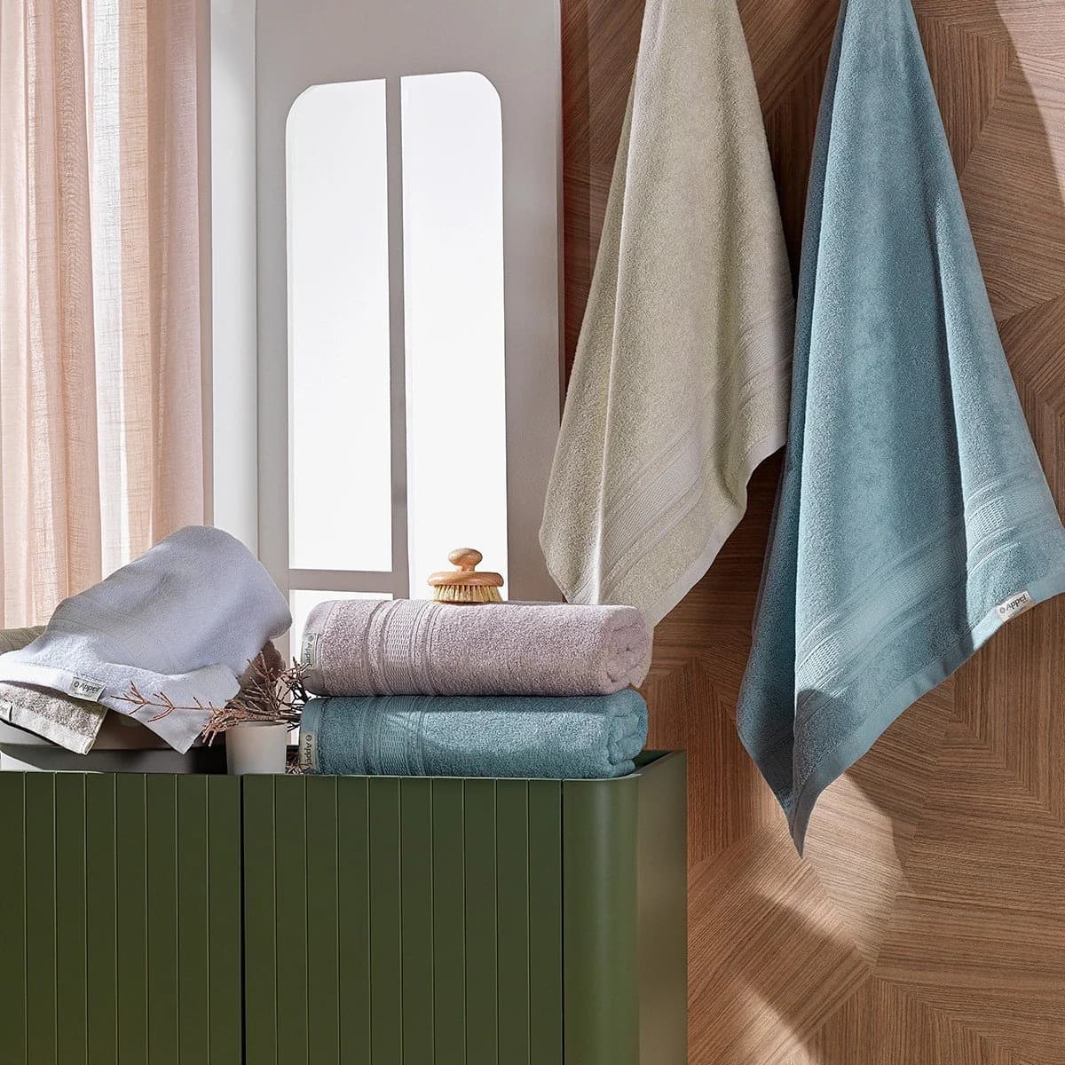 Toalha Banhão Memphis 78x150cm 100% Algodão Fio Egípcio Appel Azul Claro Rosa Nilo / 78cm x 1,50m — foto 6 de 6