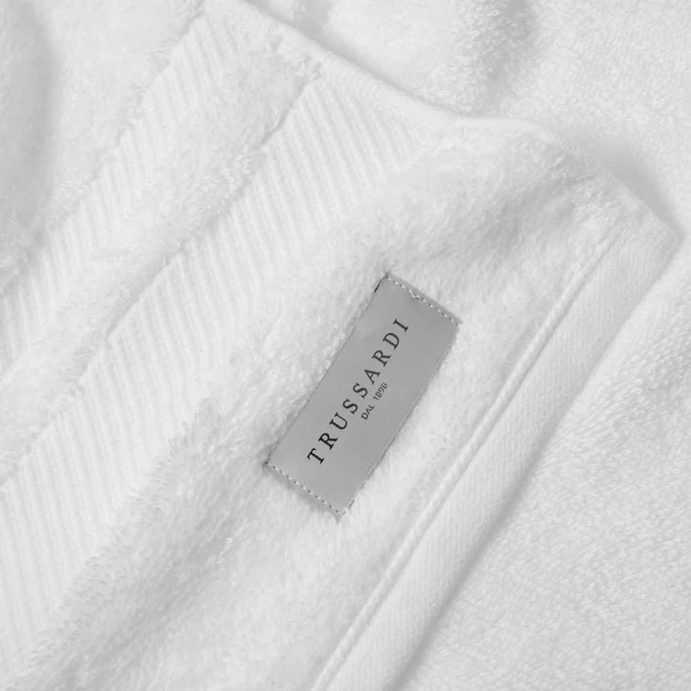 Toalha de Rosto Trussardi Lorenzi BRANCO — foto 2 de 2